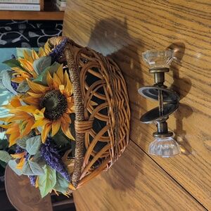 Crystal and Bronze Door Knob With Crystal And Sparkle